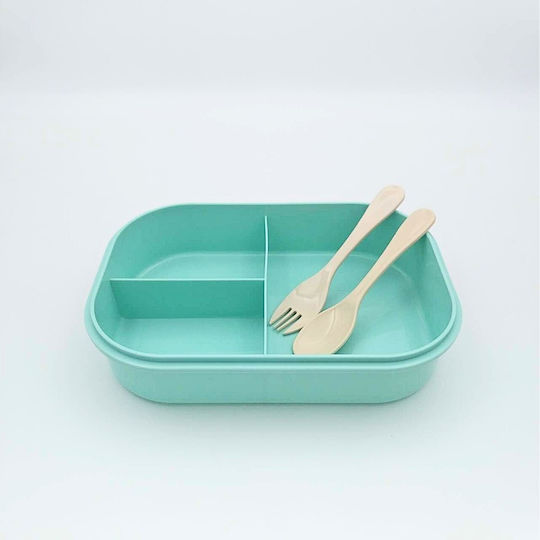 Uncle George Cutie pentru Mâncare Plastic Albastru 1600ml 1buc