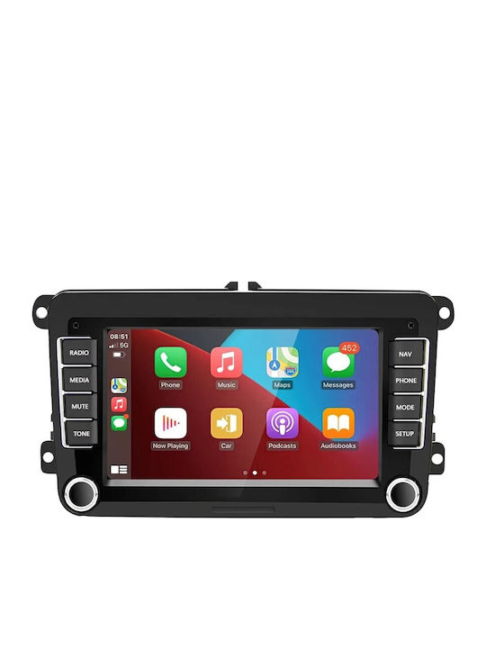 Navigație Android 4GB RAM CarPlay Android și Auto Ecran 7 Inch Pentru Volkswagen VW Golf 5 Golf 6 Passat B6 B7 Polo Jetta Eos T5 Touran Sharan Caddy Skoda Octavia 2 Superb Seat Leon