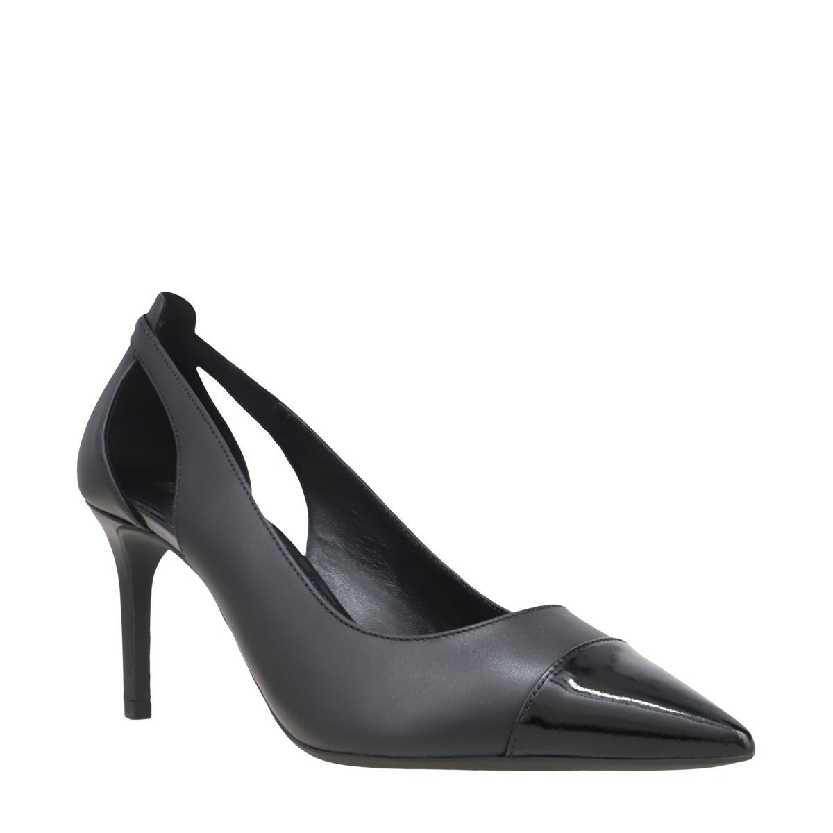 Michael Kors Leather Black Medium Heels 40H3ADMP2L-001