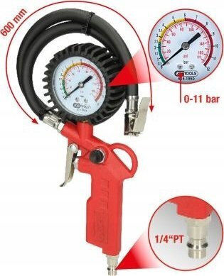 Ks Tools Druckluftmessgerät Maximaler Druck 11bar