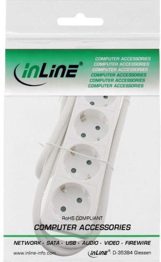 InLine Power Strip with Cable 1.5m