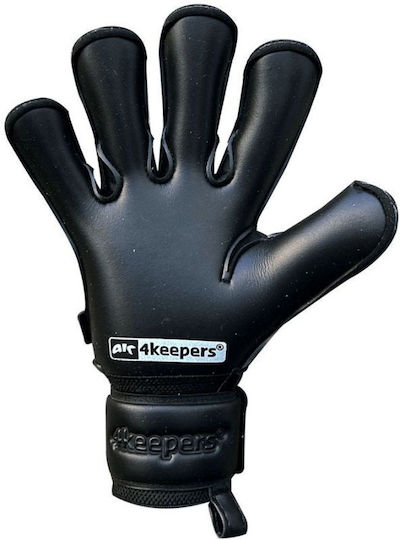 4Keepers Γάντια Τερματοφύλακα Παιδικά Μαύρα