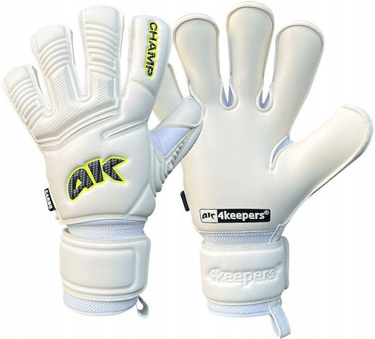 4Keepers Champ Carbo Γάντια Τερματοφύλακα Ενηλίκων Λευκά