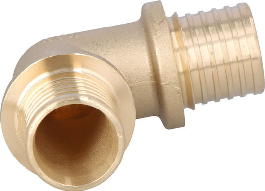 KAN-therm Γωνιακή σύνδεση σωλήνα Messing CJK820