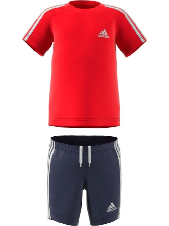 Kids' Set with Shorts Summer 2pcs Red