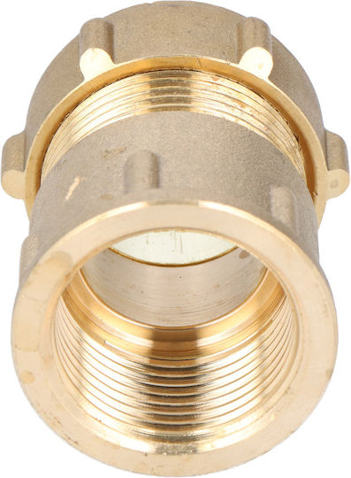 Pipe Connection Brass 3/4" 22mm