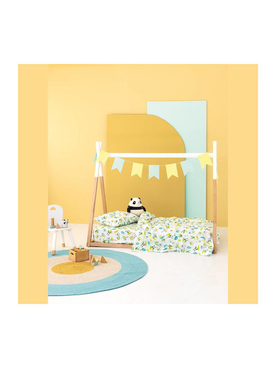 Palamaiki Cotton Baby Quilt My Kingdom MK750 110x150cm Green