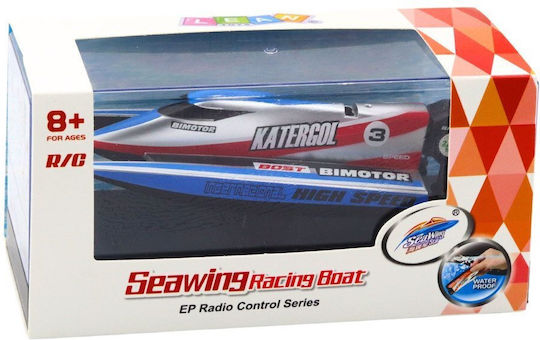 Lean Toys Ferngesteuertes Schnellboot Blau