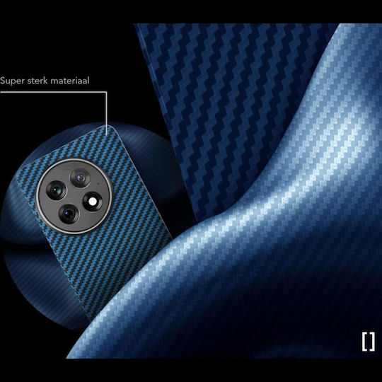 Nekit Umschlag Rückseite Aramid Fiber 1mm Blau (OnePlus 13)