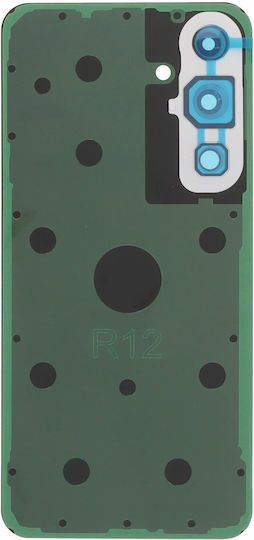 Samsung Galaxy S24 Fe Battery Door + Battery Door Adhesive + Back Camera Lens Bezel Graphite OEM