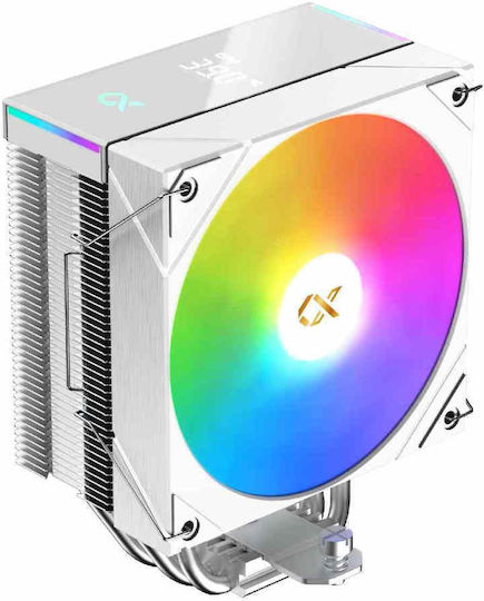 Xigmatek AK4 Охладител за ЦПУ за Socket /A/M/4/A/M/5/1/2/0/0/1/7/0/0/ с ARGB Осветление Бял