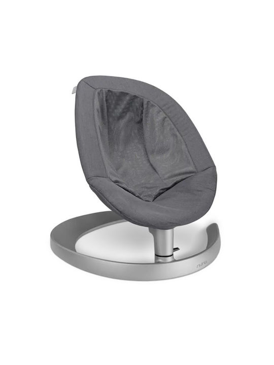 Nuna Χειροκίνητο Relax Μωρού Leaf Grow Granite για Παιδί έως 9kg
