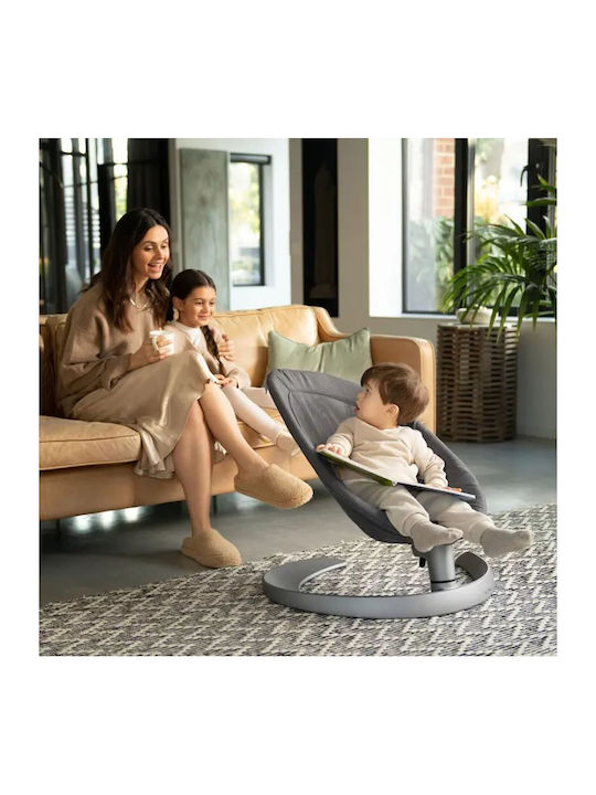 Nuna Χειροκίνητο Relax Μωρού Leaf Grow Granite για Παιδί έως 9kg