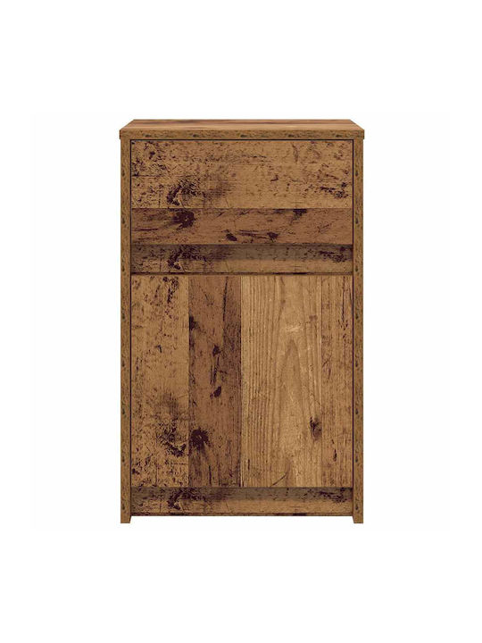 Κομοδίνα Ξύλινα Παλιό ξύλο 2τμχ 38x34x61cm