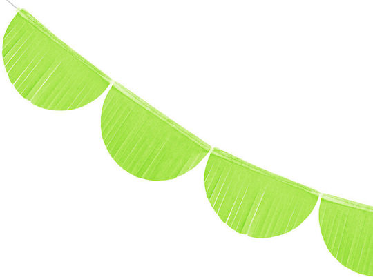 Tissue Paper Garland Tassels Green Apple 3m 1 Carton 50 Pcs