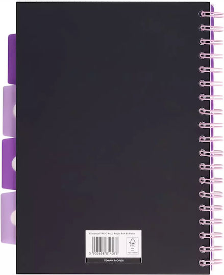 Strigo Notebook 100 Sheets B5 Black