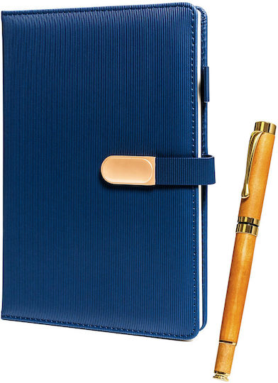 Peterson Notebook A5 Ruled Blue