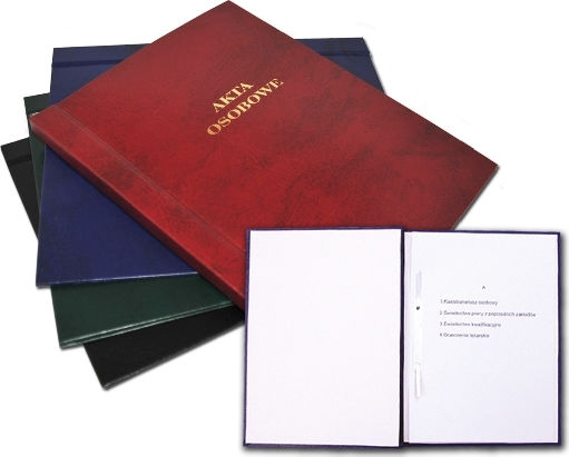 Dosar Personal Dur Negru A4