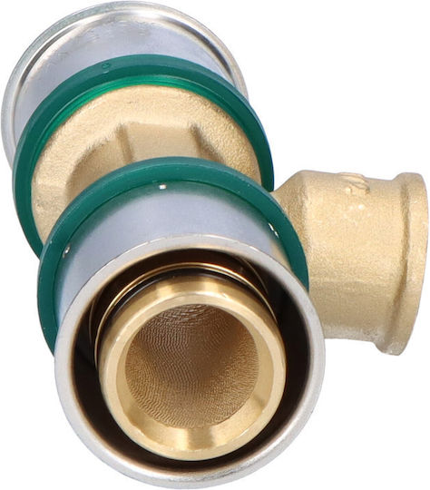 Brass Tee Gw Ultrapress 32 Rp1/2"