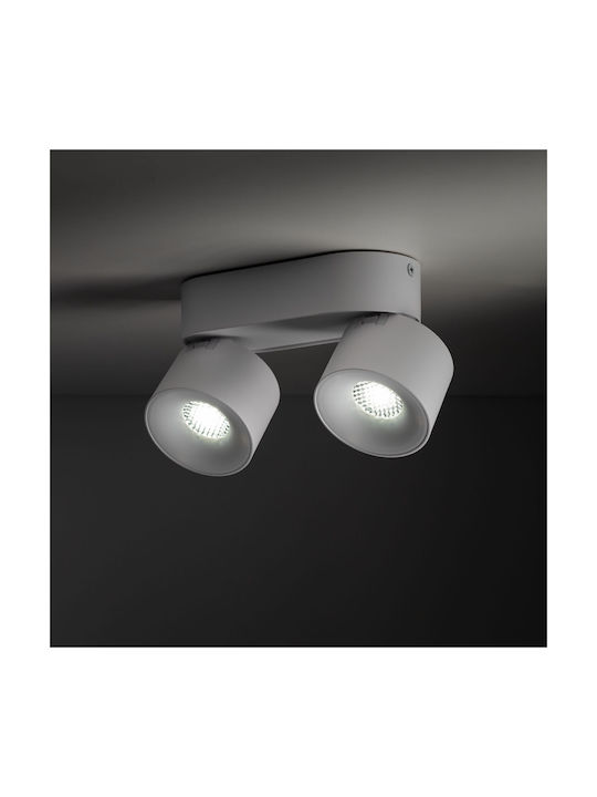 TK Lighting Plafonieră de Tavan Albă cu LED Integrat