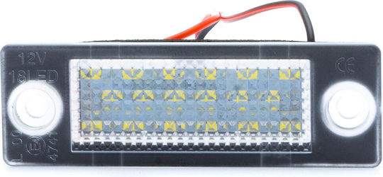 Einparts LED Светлини За Регистрационната Табела Seat Алхамбра Шкода Октавия Фолксваген Шаран 2004 2008 2 Бройки