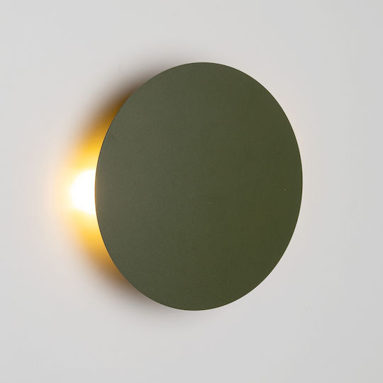 TK Lighting Luna Κλασικό Φωτιστικό Τοίχου Πράσινο