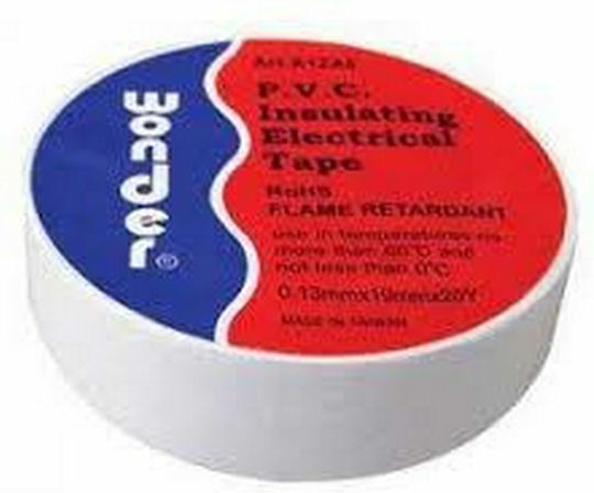 Eurolamp Insulation Tape 19mm x 20m White