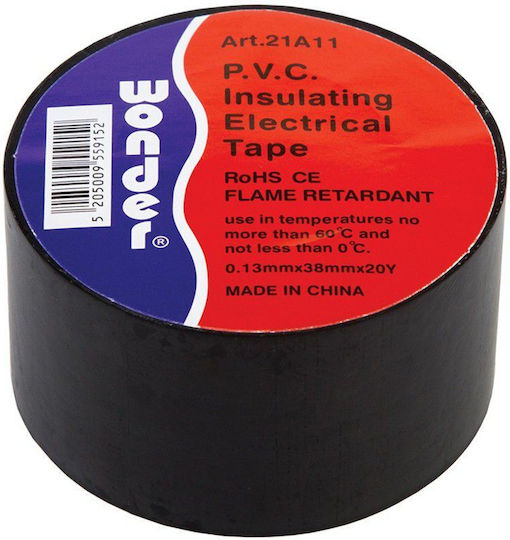 Wonder Insulation Tape 38mm x 20m PVC K1ZA0 Black Black