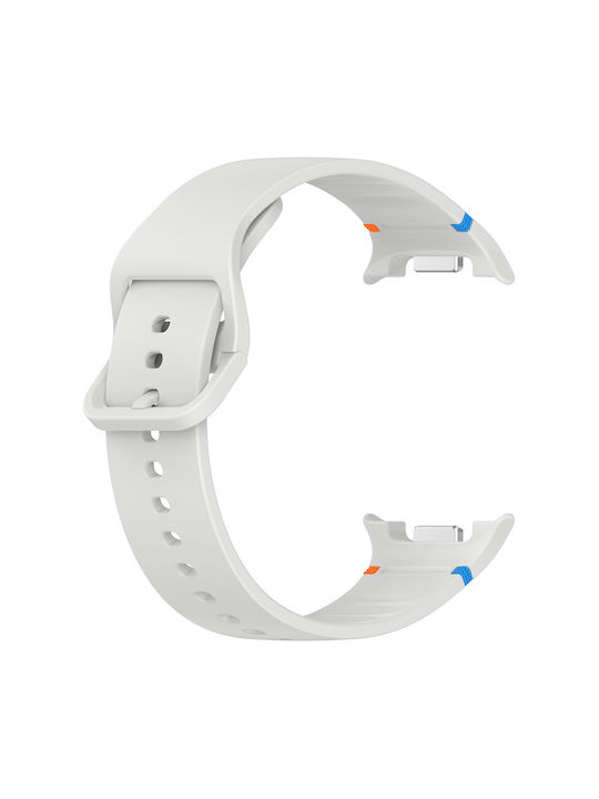 Techsuit Silikon Tragbares Band Grau (Samsung Galaxy Watch8 40mm, Watch8 44mm, Watch8 Classic)