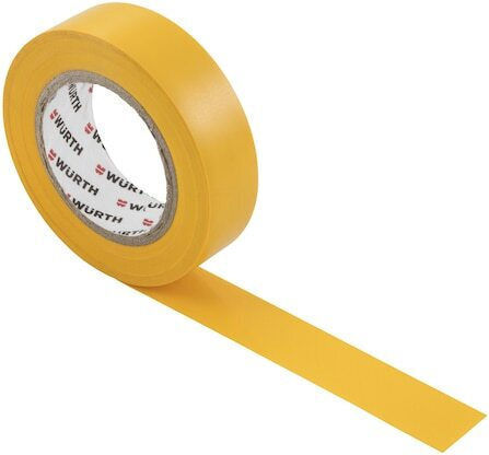 Wurth Insulation Tape 15mm x 10m Yellow