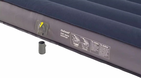 Outwell Inflatable Sleeping Mattress Double 205x140x12εκ. Blue