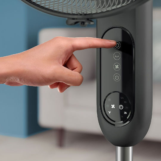 Philips Вентилатор Стоящ Вентилатор 50W Черен