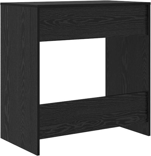 Γραφείο Υπολογιστή Lumarko Ξύλινο Μαύρη Δρυς 77.5x43x79εκ.