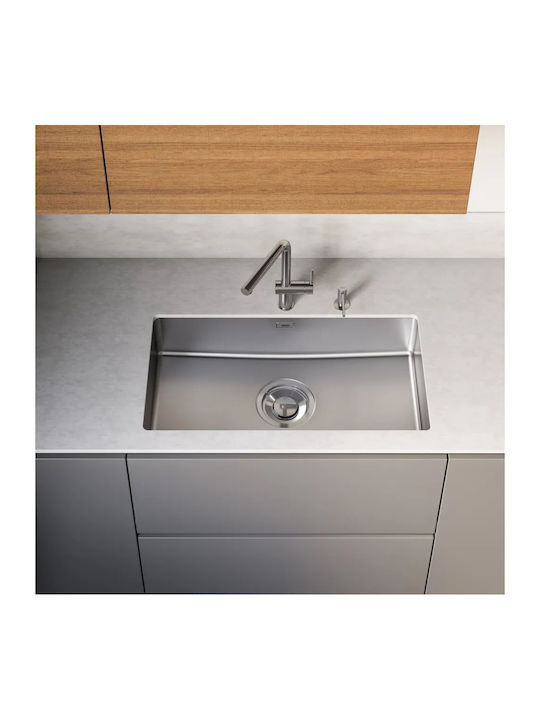 Franke Centro 2.0 CNG 610/210-73 Υποκαθήμενος Νεροχύτης Inox Μ86xΠ46.4cm Ασημί