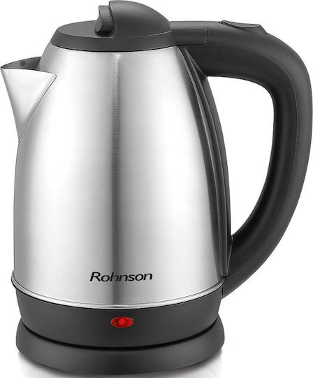Rohnson Βραστήρας 1.7lt 2000W Ασημί