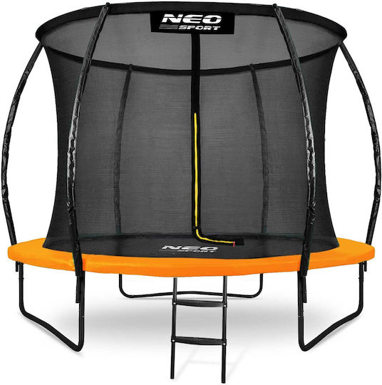 NEO Sport Τραμπολίνο Εξωτερικού Χώρου Διαμέτρου 312εκ. με Προστατευτικό Δίχτυ & Σκάλα