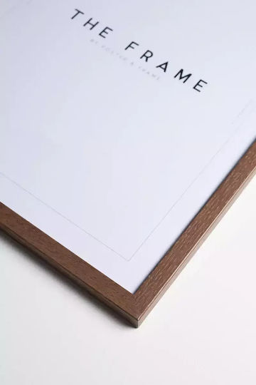 Wooden Solid Oak Photo Frame Poster & Frame Oak Dark 30 X 40 Cm