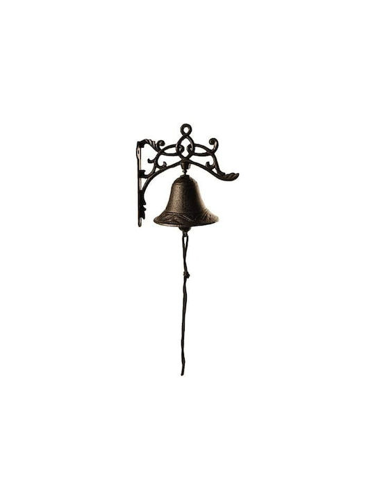 Brown Wall Decor Made of Metal 17x11x17cm 2 Pieces