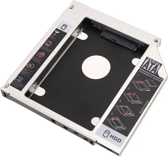 Caddy Adapter Laptop Optical Drive Sata-sata 12.5 12.7 Mm