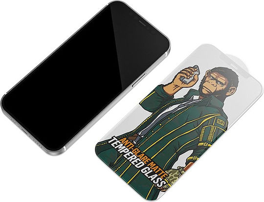 Blueo Tempered Glass Negru (iPhone 13 Pro Max)