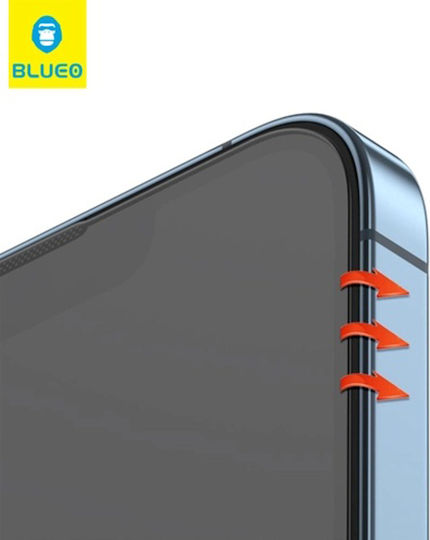 Blueo Tempered Glass Negru (iPhone 15)