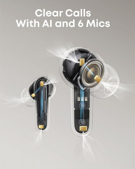 Soundcore by Anker P41i In-Ear Bluetooth-Freisprecheinrichtung Kopfhörer mit Schweißresistenz und Ladeetui Schwarz