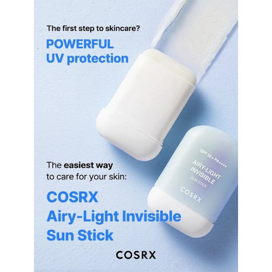 Cosrx Light Invisible Слънцезащитен Стик За Лице SPF50+ 19гр