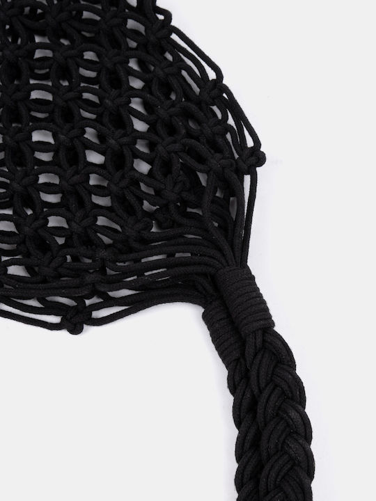 Handmade Macrame Bag Black