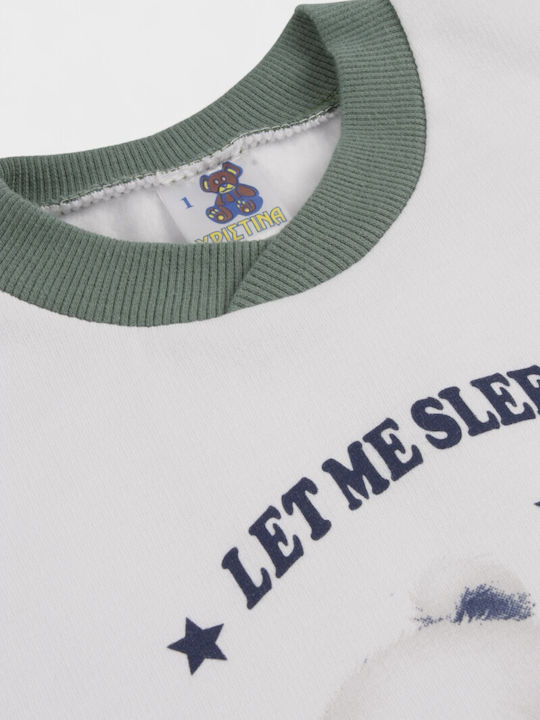Χριστίνα Παιδική Πιτζάμα Λαδί Let Me Sleep Χριστίνα Παιδική Πιτζάμα Λαδί Let Me Sleep