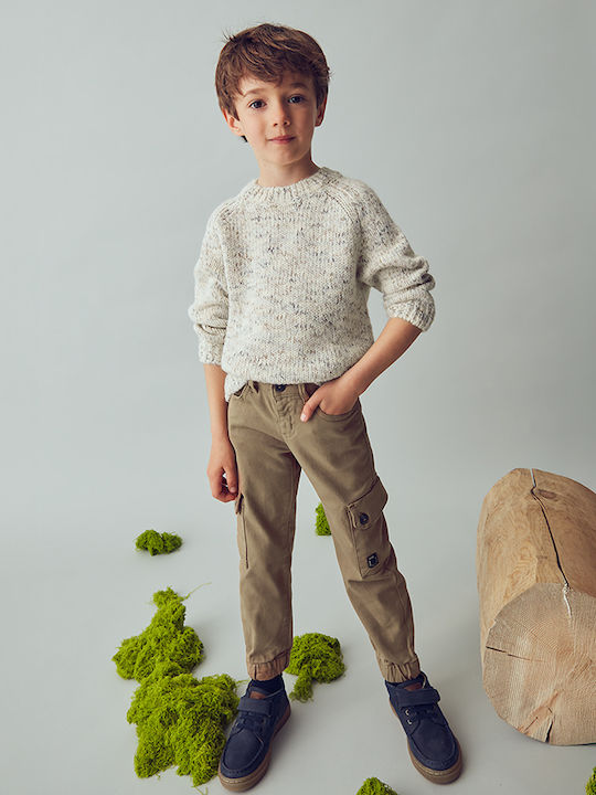 Kids' Cargo Pants Light Brown