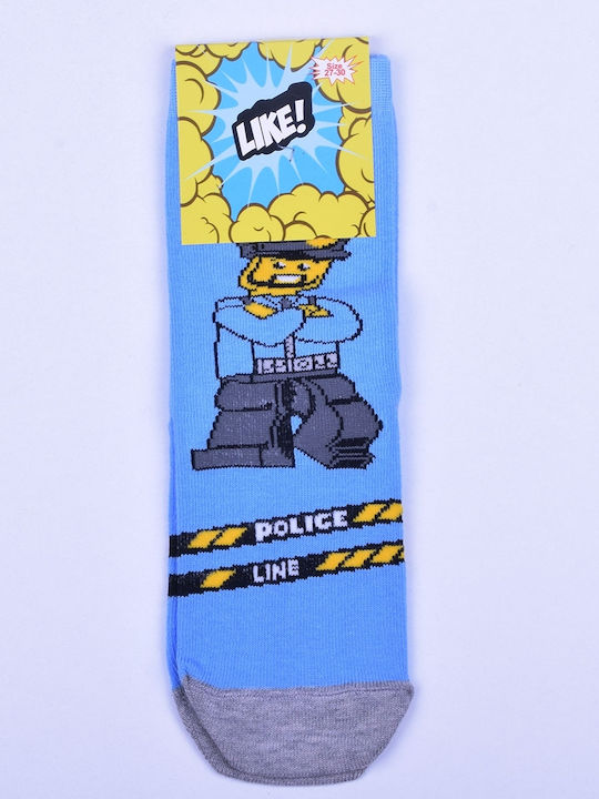 Like Kids' Socks Blue