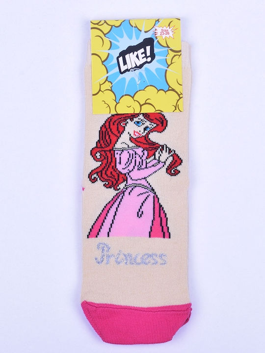 Like Kindersocken Beige
