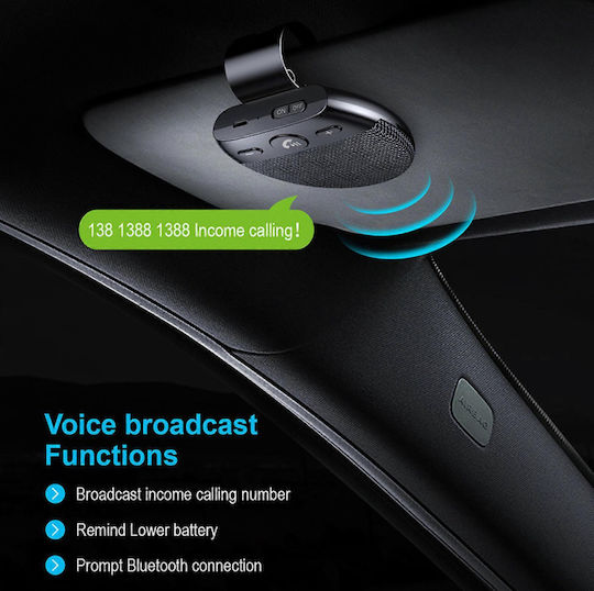Andowl Q-dh02 Bluetooth Car Sun Visor Multipoint