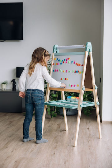 FreeOn Free2play Duo Play Double Sided Magnetic Board Markerboard Blackboard 57x49x110cm